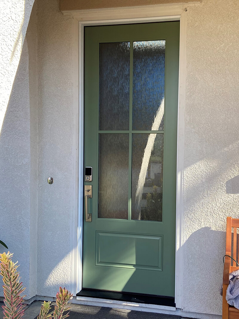 Green Entry Door – AFTER